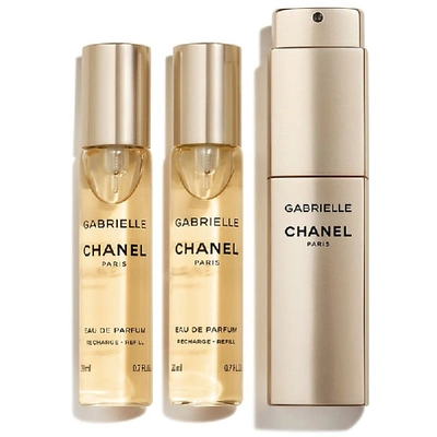 Chanel Gabrielle Eau De Parfum Twist And Spray 3 X 20ml 60ml In Multi