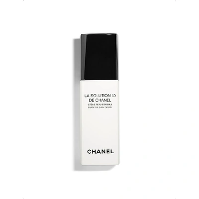 Chanel La Solution 10 De  Sensitive Skin Cream 30ml In White