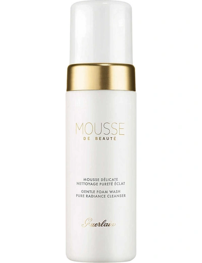 Guerlain Mousse De Beaute Gentle Foam Wash Pure Radiance Cleanser In White