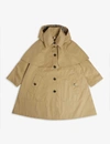 BURBERRY DETACHABLE HOOD COTTON TRENCH COAT 3-14 YEARS,458-72019980-8011641