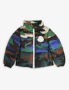 Moncler Marchaud Camo Water Resistant Down Insulated Jacket In Camo