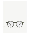 Izipizi Womens Letmesee #d Kaki Round-frame Reading Glasses +1.00