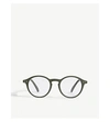 IZIPIZI LETMESEE #D KAKI ROUND-FRAME READING GLASSES +1.50,371-3003970-LMSDC2515