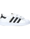 Adidas Originals Boys White/blk Kids Superstar Leather Trainers 5-9 Years 12