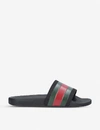GUCCI BOYS GREEN OTH KIDS PURSUIT RUBBER SLIDERS 8-9 YEARS 2.5,5121-10004-1567479879