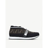 Fendi Teen Ff Touch Strap Sneakers
