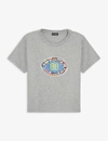 BALENCIAGA Flag logo print cotton T-shirt 4-10 years,287-2001606-555155THV441241