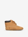 Timberland Camel Crib Suede Booties 0-6 Months 18.5 In Camel
