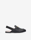 GUCCI PRINCETOWN LEATHER SLINGBACK LOAFERS 3-5 YEARS,87884746