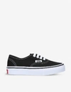 VANS AUTHENTIC COTTON-CANVAS SKATE TRAINERS 5-8 YEARS,R00128381