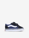Vans Old Skool Suede And Canvas Trainers 1-4 Years In Navy