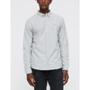 Allsaints Hungtingdon Slim-fit Cotton Shirt In Nero