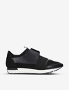 BALENCIAGA RACE RUNNERS LEATHER AND MESH TRAINERS,5106-10004-1617300169