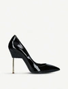Kurt Geiger Britton Metallic Stiletto In Black