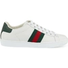 Gucci Women Ace Leather Sneakers In Multi