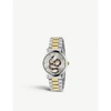 GUCCI GUCCI WOMEN'S YA1264075 G-TIMELESS STAINLESS STEEL AND GOLD-PLATED WATCH,96302828