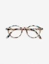 Izipizi Womens #d Tortoiseshell Round-frame Reading Glasses +0.00