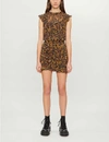 ALLSAINTS HALI AMBIENT ANIMAL-PRINT MINI DRESS,930-10136-WD327S