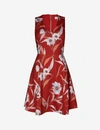 TED BAKER Cabana floral-print stretch-satin mini dress,R00099550