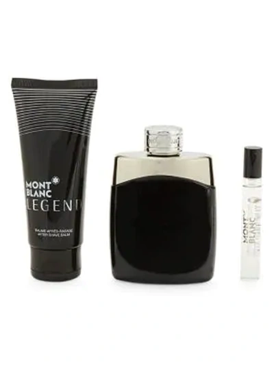 Montblanc Legend Eau De Toilette 3-piece Set