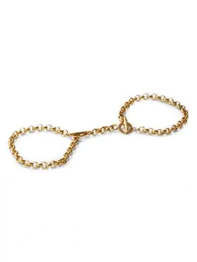Kiki De Montparnasse Goldplated Stainless Steel Chain Cuffs