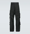 BALENCIAGA COTTON GABARDINE CARGO trousers,P00458933