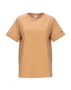 Champion T-shirt In Camel