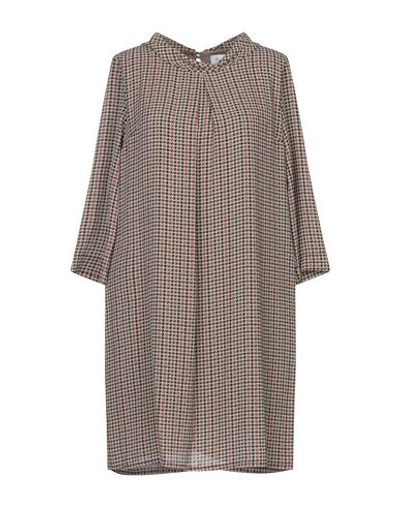 Hopper Short Dress In Dove Grey