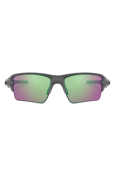Oakley Mens Silver Oo9188-f359 Flak&trade; 2.0 Xl O Matter&trade; Rectangular-framed Sunglasses