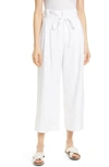 CLUB MONACO PAPERBAG WAIST WIDE LEG CROP PANTS,295805629001