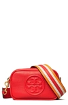 TORY BURCH MINI PERRY BOMBE LEATHER CROSSBODY BAG,64398