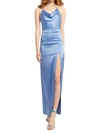 ALICE AND OLIVIA ELIZA COWLNECK SATIN GOWN,0400012556331