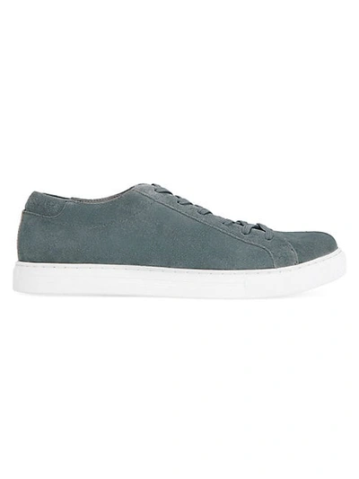Kenneth Cole Kam 2.0 Suede Trainers In Steel Blue
