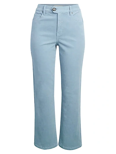 Joie Maza Cropped Corduroy Pants In Thistle