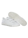 MONCLER 7 MONCLER FRAGMENT HIROSHI FUJIWARA FITZROY VELCRO SNEAKERS WHITE,00400 00 01837 SOR