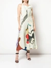 Jacquemus Button-accented Abstract-print Dress