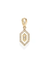 AZLEE Small Diamond Enamel Necklace,N540-G18