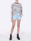 Amiri Distressed Tie-dyed Cashmere Sweater In Multicolor