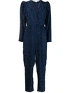 STELLA MCCARTNEY NAVY TUTA JUMPSUIT,600166 SNA57