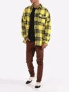 Palm Angels Firestarter Oversized Shirt In Yellow