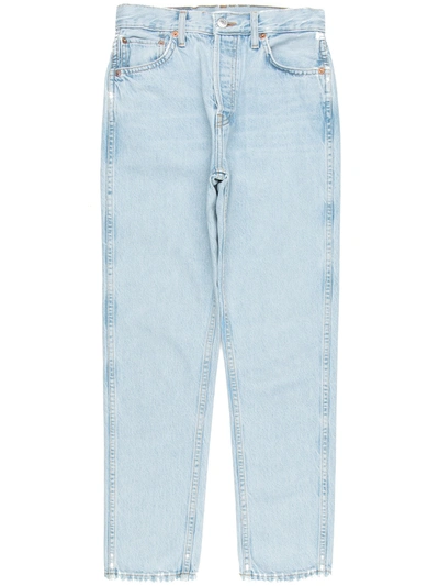 Re/done Light Blue 50s Cigarette Jeans