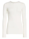 THE ROW Ivory Tumelo Wool Top,4980 Y196