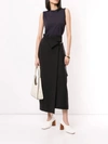 THE ROW Ogechi Midi Skirt Black,5010 K106