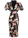 JOHANNA ORTIZ ABOUND IN BEAUTY FLORAL DRESS,V1819CP