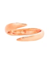 EVA FEHREN 18KT ROSE GOLD WRAP CLAW PINKY RING,4210R X LA