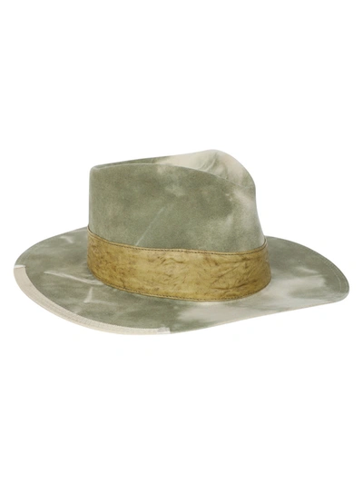 Nick Fouquet Samos Camo Felt Hat In Green