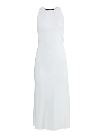 Haider Ackermann White Silk Mid-length Dress