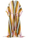 OSCAR DE LA RENTA MULTICOLORED STRIPE CAFTAN,20SN922MRK