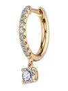 ANITA KO 18KT YELLOW GOLD HUGGIE DIAMOND EARRING,AK1H-RD-RG X LA