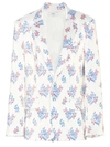 AREA WHITE FLORAL PRINT OVERSIZE BLAZER,SS20J01080